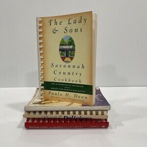 Lot of 5 Small Town, Community, Church, School Cookbooks, Desserts